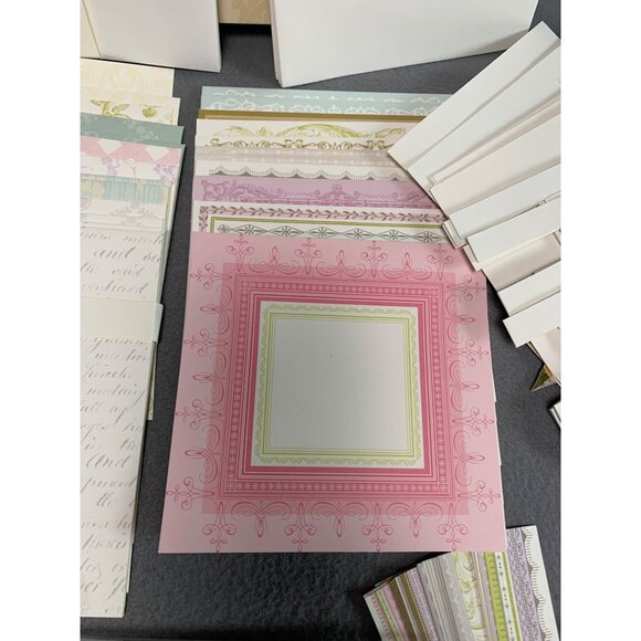 Anna Griffin Pretty Pop Up Card Making Kit Envelopes Embellishment Floral Die-C - Picture 6 of 15